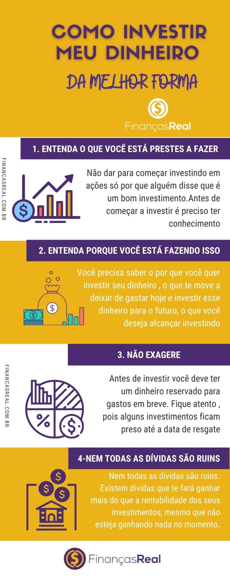 Como investir meu dinheiro da melhor forma - Finanças Real